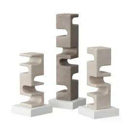 Abstract stone sculpture by cesare arduini